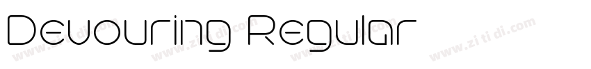 Devouring Regular字体转换